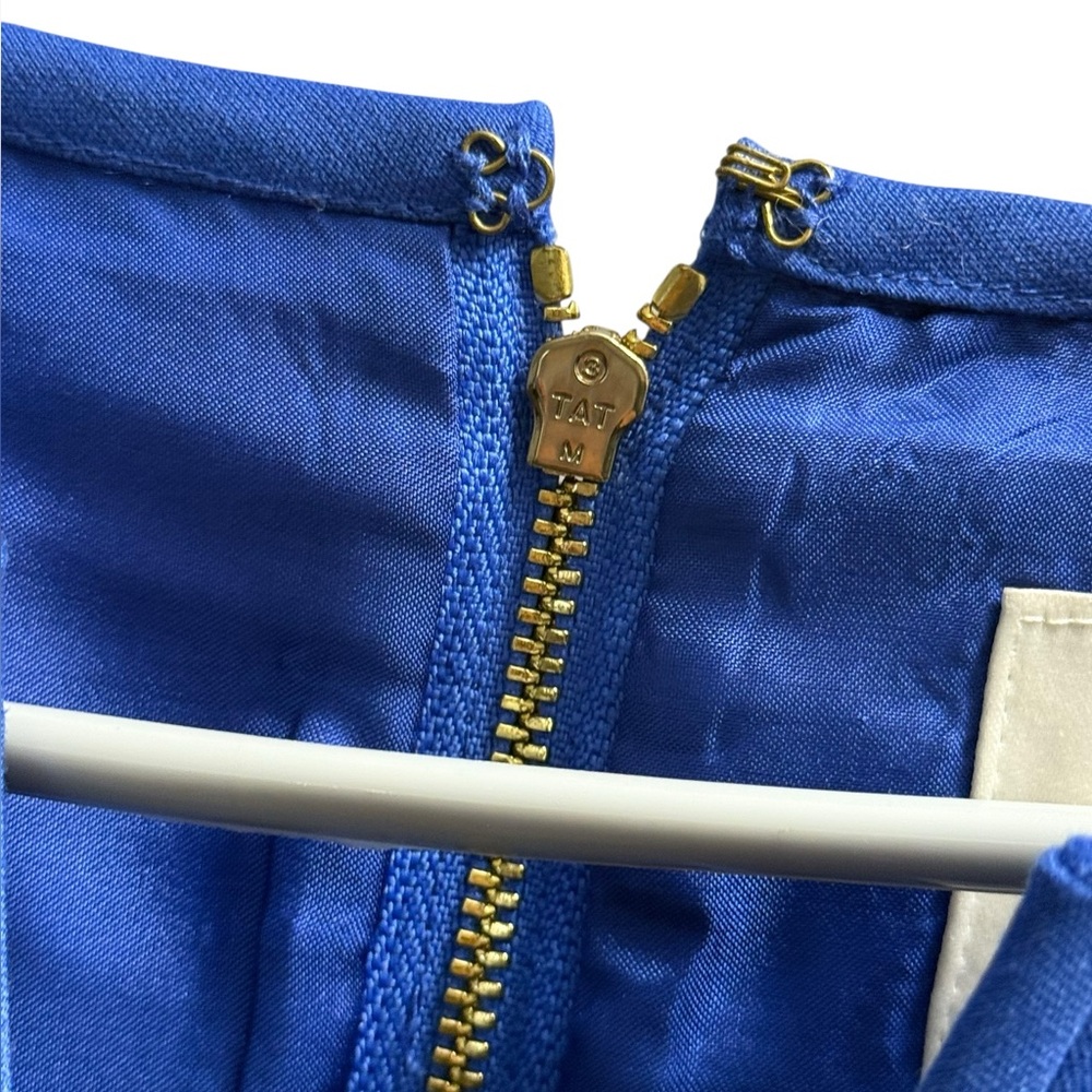 Kate Spade Royal Blue Sleeveless Sheath Dress - Size 12 - Picture 5 of 6